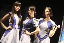 左からかしゆか、あ～ちゃん、のっち。