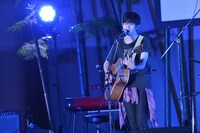 写真は16日のKeishi Tanakaのライブの模様。