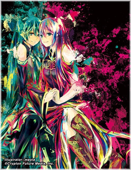 ゆよゆっぺ＋巡音ルカ＆初音ミク「Story of Hope」ジャケットイラスト