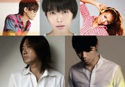 写真右上から時計回りにCrystal Kay、大沢伸一、小林武史、スガシカオ、Salyu。