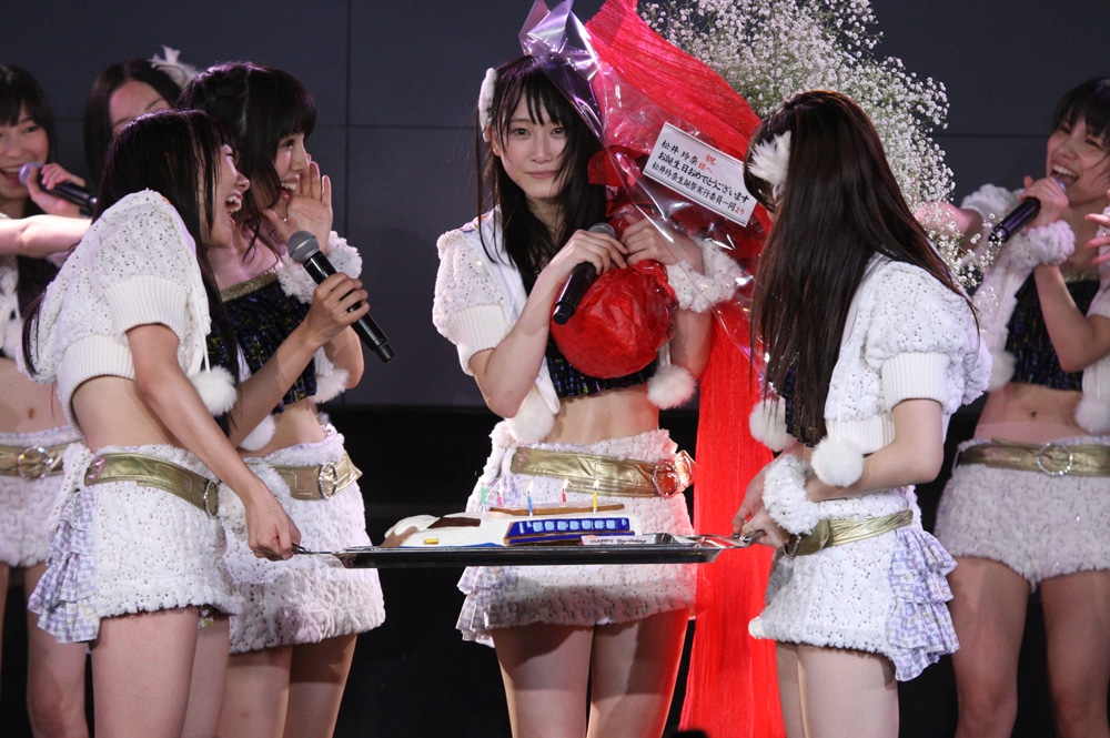 松井玲奈生誕祭の様子。 (C)AKS
