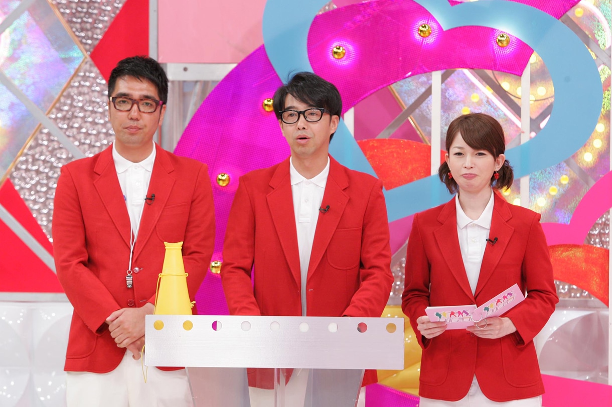 MCはテレビ東京系「ゴッドタン」でおなじみの、おぎやはぎ＆松丸アナ。(c)テレビ東京