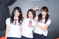 「夏休みスペシャル Under Station!!＠東京タワー」第1回収録に参加した樋口日奈、岩瀬佑美子、衛藤美彩（写真左から）。