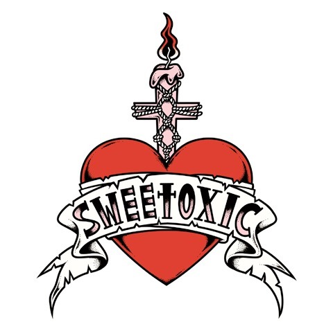シングル「sweeToxic」通常盤ジャケット