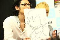 摩天楼オペラの苑が描いたベジータ。