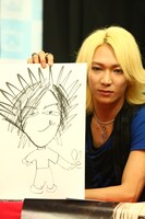 SCREWの鋲が描いたベジータ。