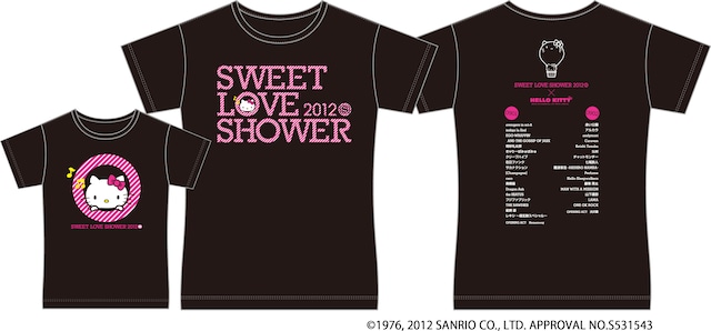 「ロゴTシャツ」ブラック（左はキッズサイズ）