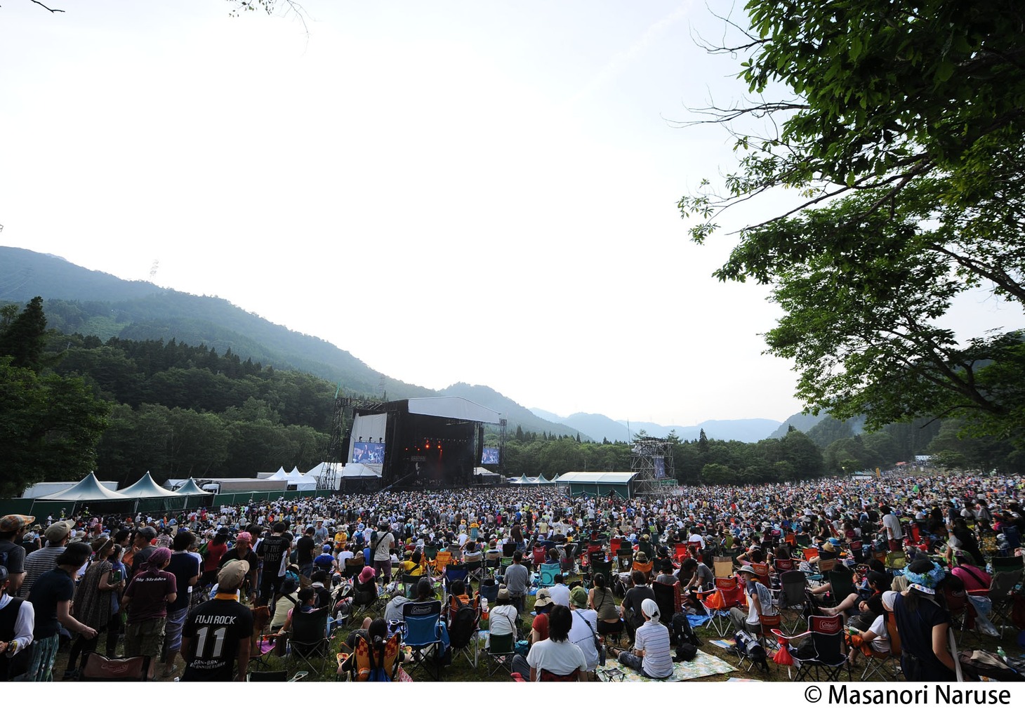 GREEN STAGEの様子。