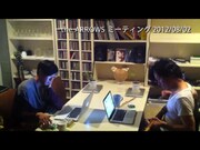 残された山内貴之（G）と坂井竜二（Vo）によるミーティング。