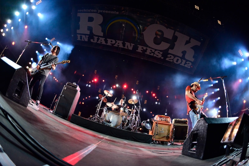 「ROCK IN JAPAN FESTIVAL 2012」の大トリを務めたACIDMAN。