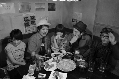 THE CAT LOVES STRAWBERRIES