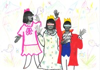 フミによる“落書きアー写”の見本。