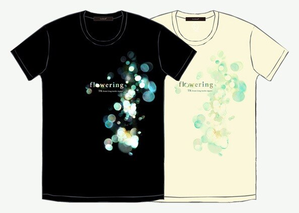 「flowering Tシャツ」デザイン