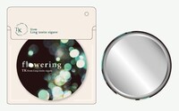 「flowering 缶ミラー」デザイン
