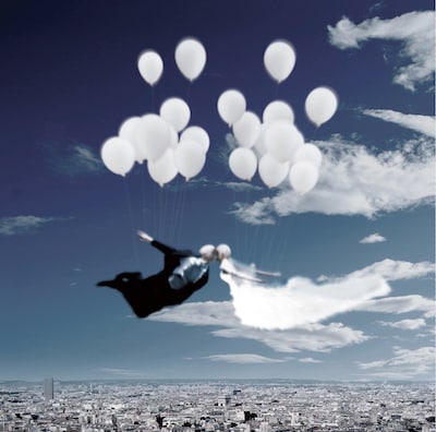 シングル「風船夫婦の俯瞰show」ジャケット