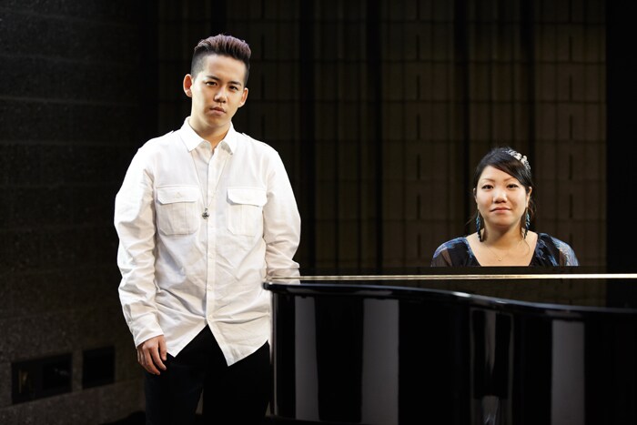 清水翔太(写真左)と仲宗根泉(写真右)。