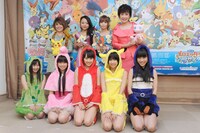 写真は「ピカチュウ・ザ・ライブ 2012」直前に行われた記者会見の様子。