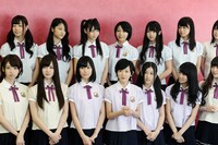 合同取材会の様子。