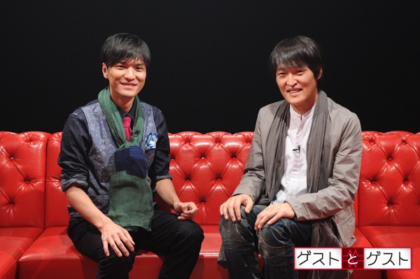 左から森山直太朗、千原ジュニア（千原兄弟）。