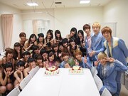 収録後にはスタジオ前室で遠藤舞（アイドリング!!!）とミヌ（BOYFRIEND）の合同誕生祝いが行われた。