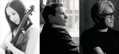 左から宮本笑里、グレン・グールド、坂本龍一。(c)2012 Kitty Inc. / Sony Music Publishing(Japan) Inc.