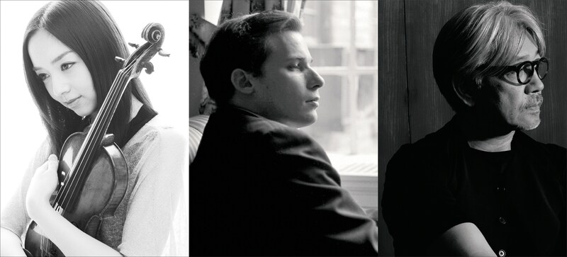 左から宮本笑里、グレン・グールド、坂本龍一。(c)2012 Kitty Inc. / Sony Music Publishing(Japan) Inc.