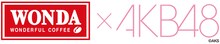 「WONDA×AKB48」ロゴ