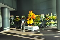 チョコボの像。