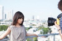 広告撮影の様子。