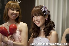 AKB48ネクストガールズによる動画撮影の様子。