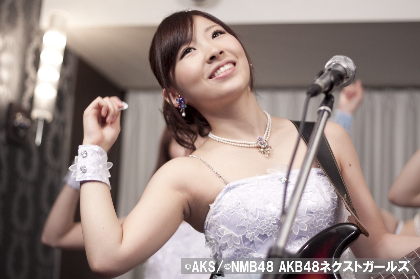 AKB48ネクストガールズによる動画撮影の様子。
