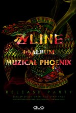 「卍LINE 4th ALBUM MUZICAL PHOENIX RELEASE PARTY」フライヤー