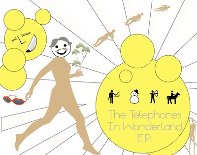 the  telephones「The Telephones In Wonderland E.P.～不思議の国のテレフォンズ 短編集～」ジャケット