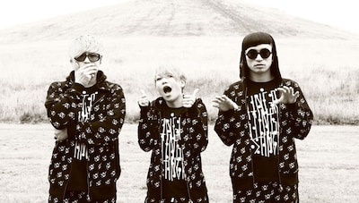 橋本塁、acco、TA-1（写真左から）