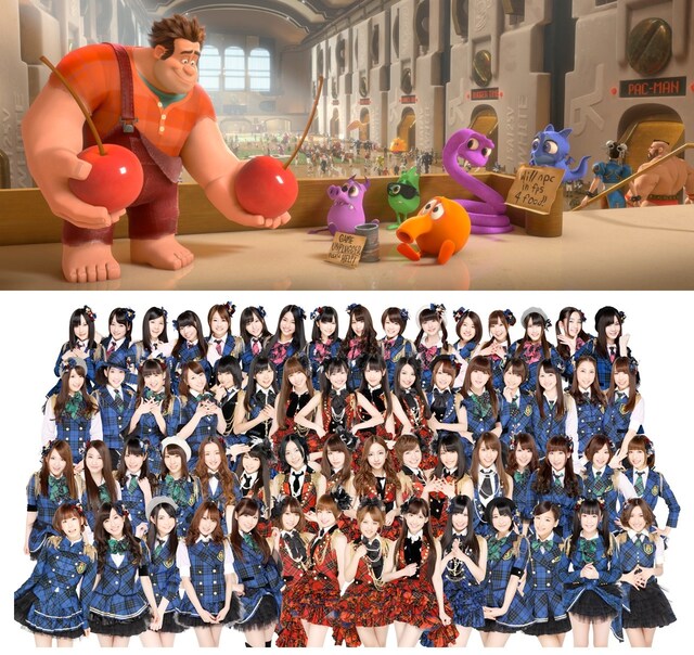 ディズニー映画とAKB48のコラボレーションは、国内外で注目を集めることになりそうだ。 (c)Disney Enterprises, Inc. All Rights Reserved. / (c)AKS