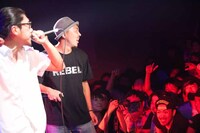 左からMMM（stillichimiya）と田我流。（Photo by 雨宮透貴）