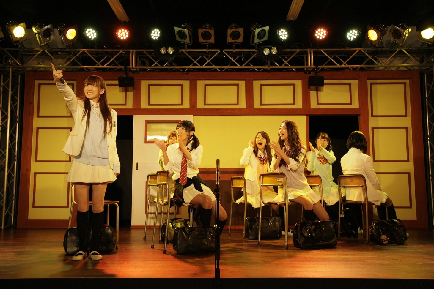 オリジナル脚本演劇「妄想」の様子。