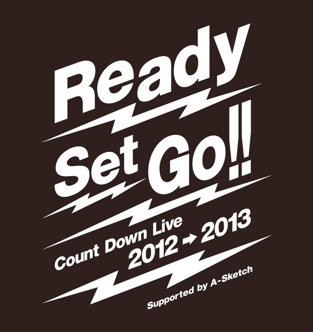 「『Ready Set Go!!』Count Down Live2012→2013」ロゴ