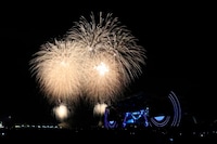 終演後に打ち上げられた花火。