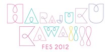吉田ユニがデザインした「HARAJUKU KAWAii!! FES 2012」のロゴ。