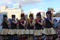 メディア取材中のひとコマ。