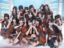 SKE48の収録時のオフショット。