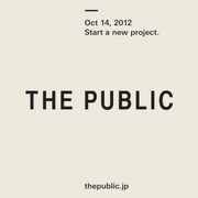 「THE PUBLIC」メインビジュアル