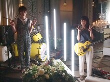 スタジオライブ収録時のチャットモンチー。