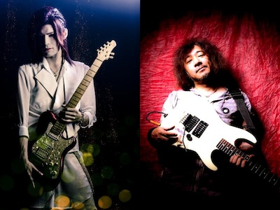 写真左からAnzi、福田洋也。