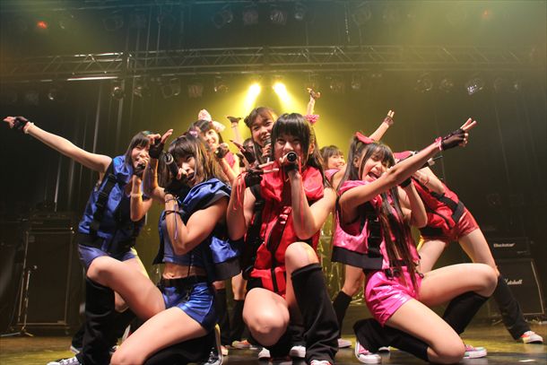 ライブ中のトッピング☆ガールズGT。