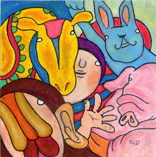 「たむらてん」ではさまざまなタッチの作品を楽しめる。