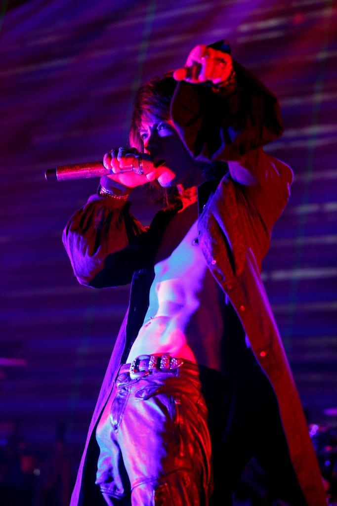 HYDE（Vo, G）（撮影：田中和子）