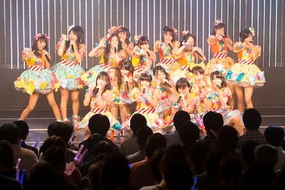 10月8日に行われた「NMB48 2nd Anniversary Special Live」のワンシーン。