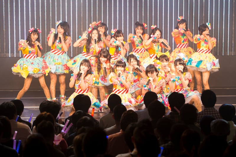 10月8日に行われた「NMB48 2nd Anniversary Special Live」のワンシーン。